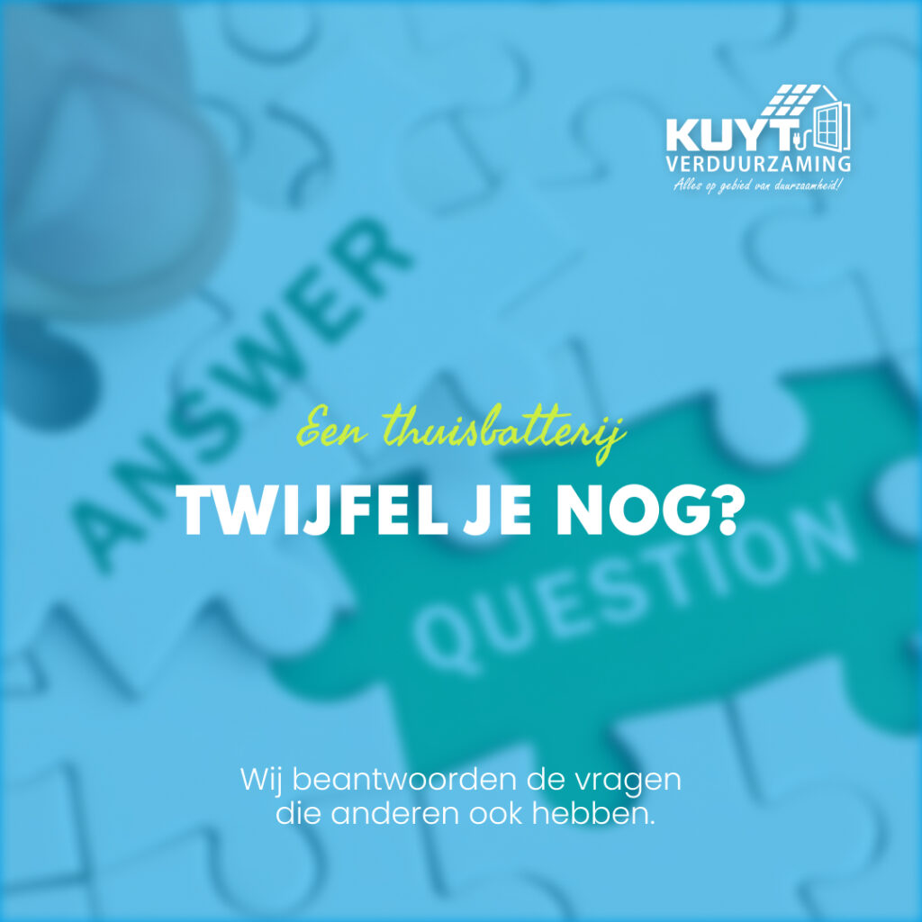Thuisbatterijen