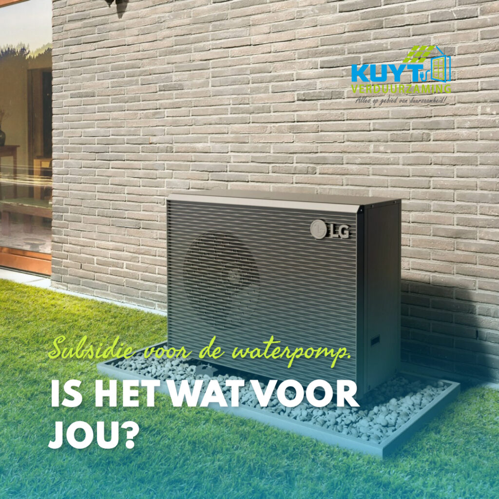 subsidie warmtepomp
