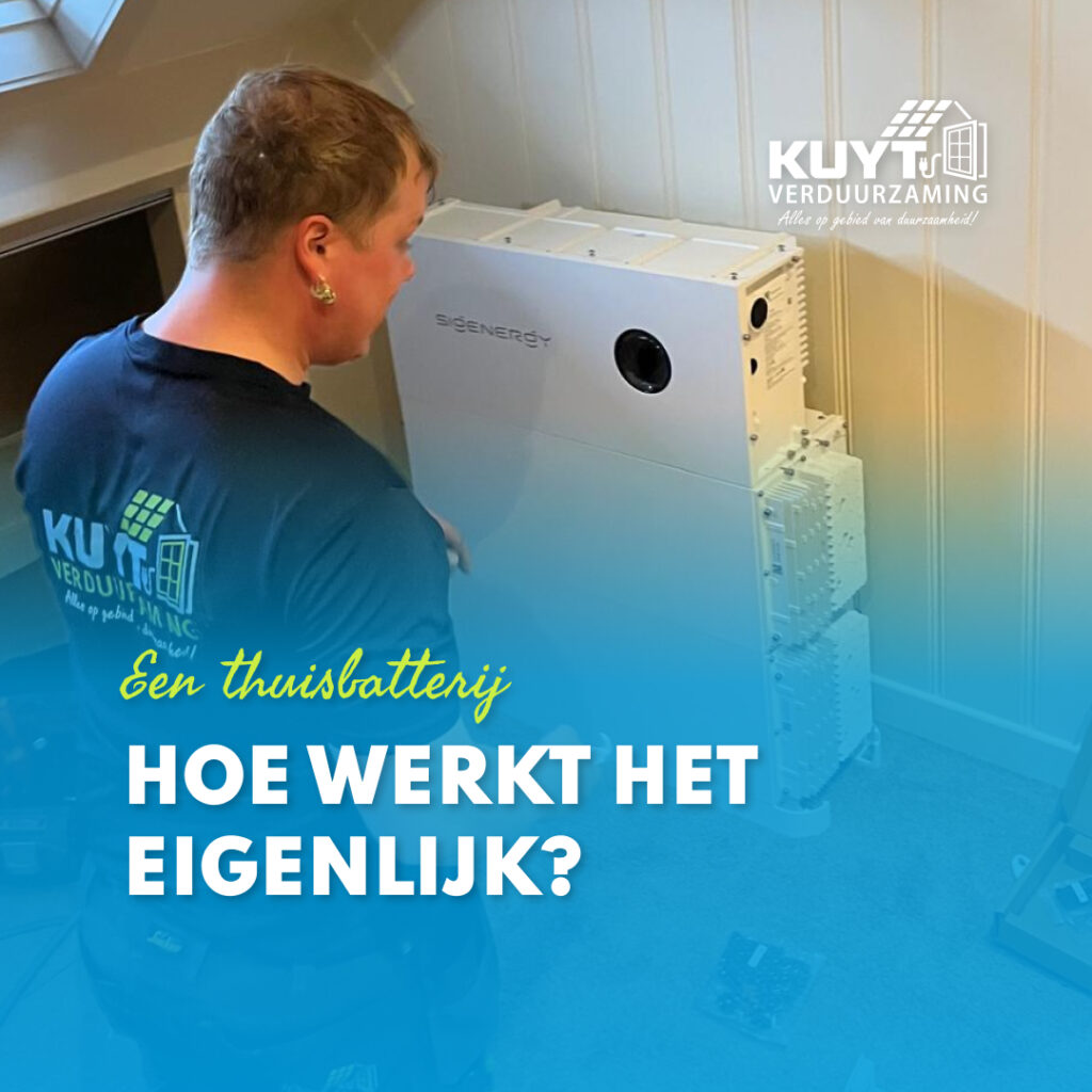 Hoe werkt een thuisbatterij